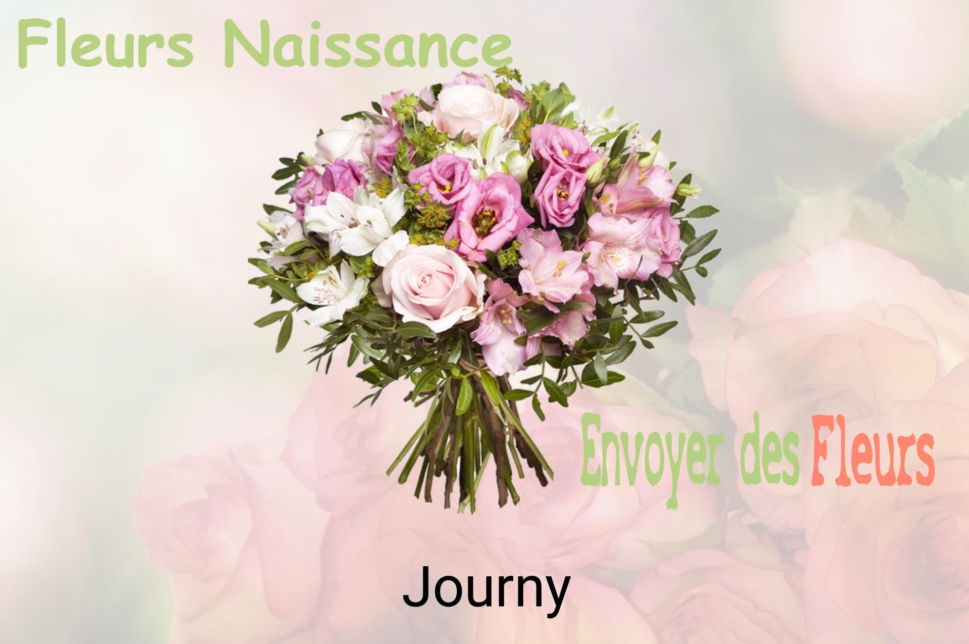 Bouquet de fleurs de naissance livré à Journy